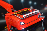 1/14 RC Truck Remote Control Tractor Truck 7-way Valves Hydraulic Crane 6x6 RC Lorry Car 3Speed Gearbox Axle Locks Light Sound System