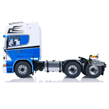 TOUCAN RC HOBBY Painted 1/14 RC Tractor Truck Assembled 6x6 Metal Chassis RTR Remote Control Car DIY Models Lights Sounds