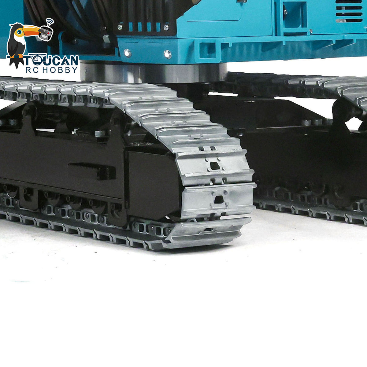 TOUCAN RC HOBBY 1/8 Hydraulic RC Tracked Digger 385CF Remote Control Metal Excavator 150KG Model 4250 Motor Light System