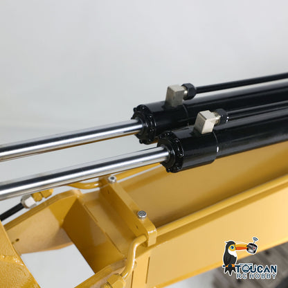 150KG 385CF 1/8 Hydraulischer RC-Bagger, Metallriese, ferngesteuertes Baufahrzeug, montiert, lackiertes Lichtsystem, Hydrauliksystem