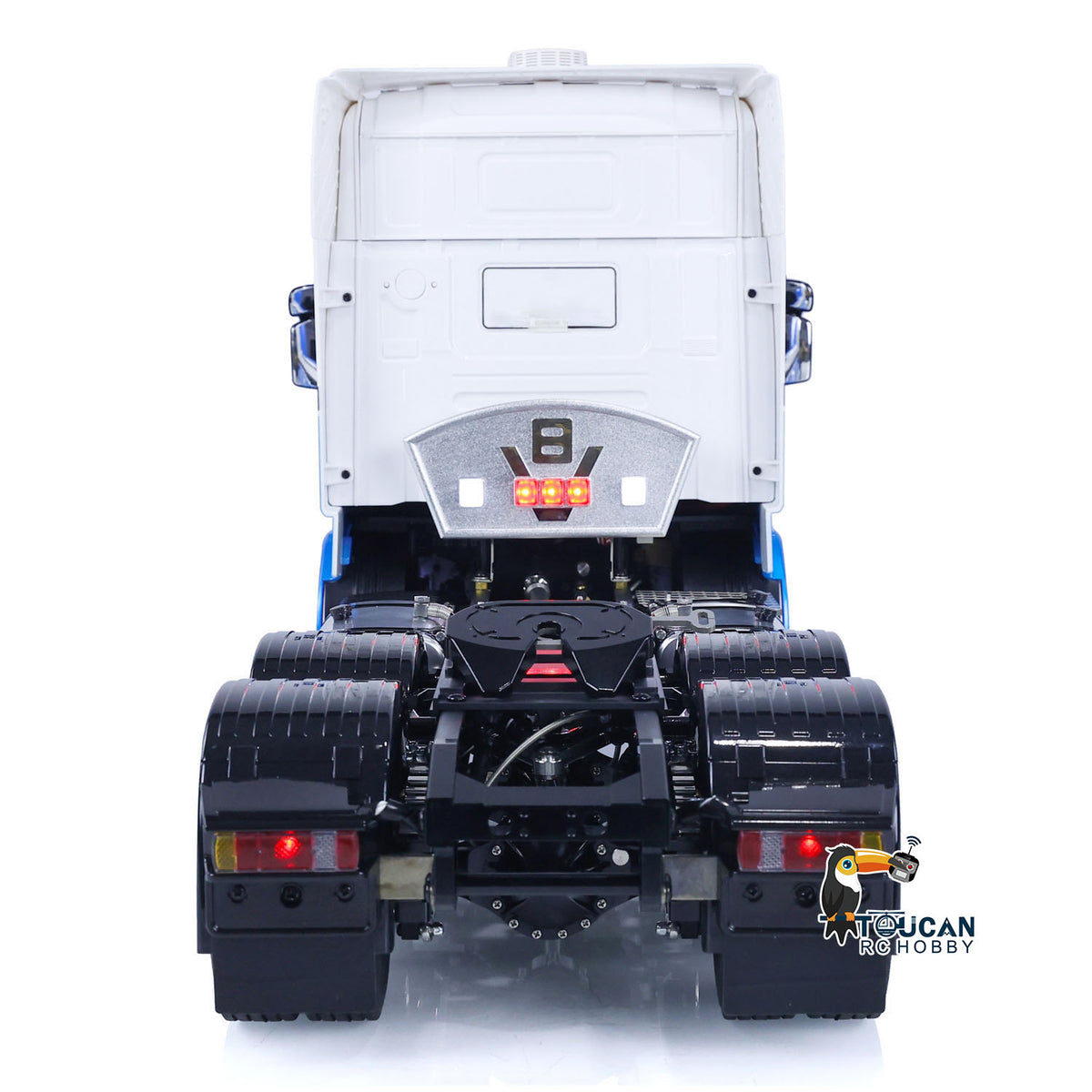 TOUCAN RC HOBBY Painted 1/14 RC Tractor Truck Assembled 6x6 Metal Chassis RTR Remote Control Car DIY Models Lights Sounds