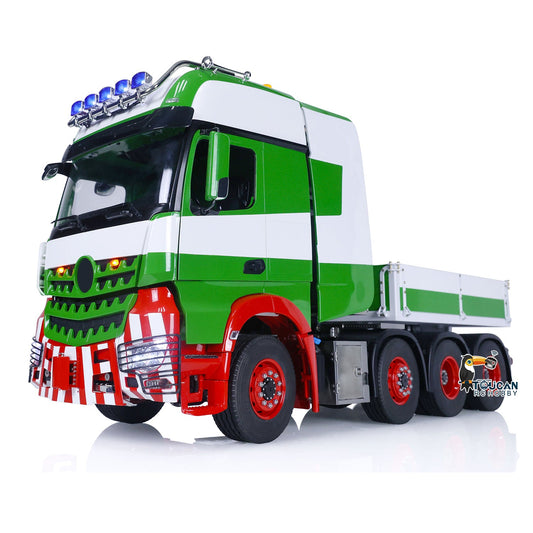 TOUCAN RC HOBBY 8x8 1/14  RC Tractor Truck Metal Chassis Painted Remote Control Lorry Car Models for Trailer Model Excavator