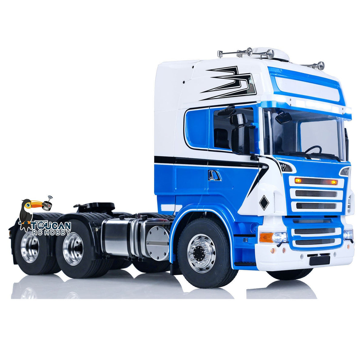 TOUCAN RC HOBBY  Metal Chassis 1/14 6x6 Remote Control Tractor Truck Painted Assembled Radio Control Car