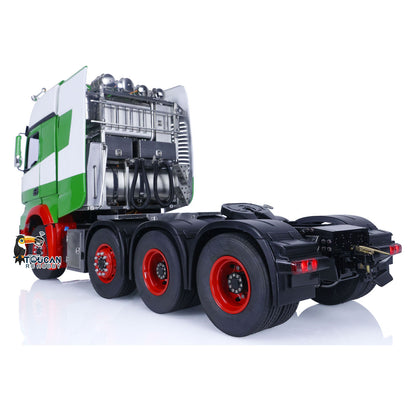Metal RC RTR Tractor Truck TOUCAN RC HOBBY 1/14 Remote Control Car 8x8 Chassis Bucket Sound Light Smoke Unit 3Speed Gearbox