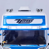 TOUCAN Painted 1/14 RC Tractor Truck Assembled 6x6 Metal Chassis RTR Remote Control Car DIY Models Lights Sounds