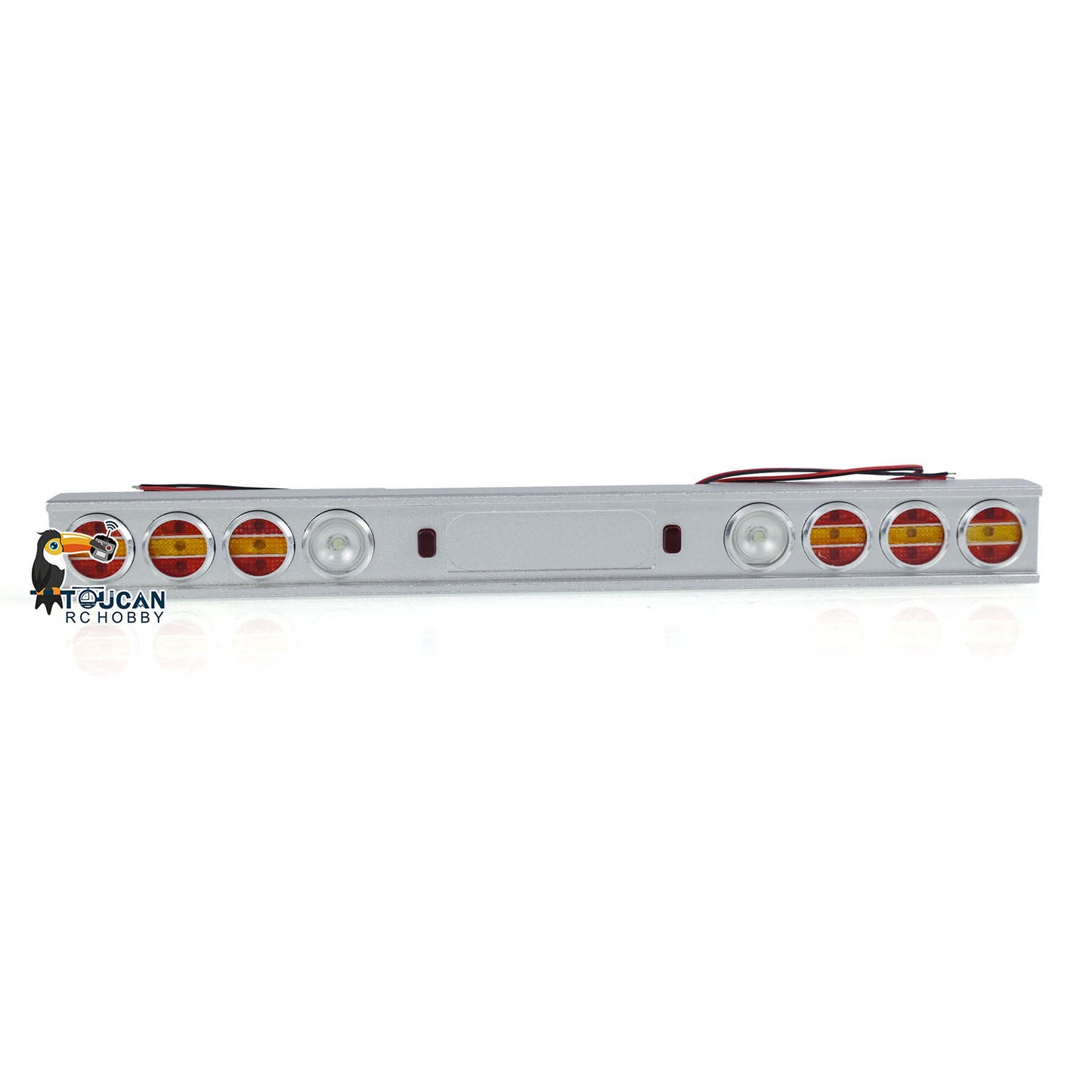 Grad 1/14 Skala RC Traktor Lkw Teil Metall Front Stoßstange Lichter Led DIY FÜR Tamiya 56344 56301 Autos Modelle