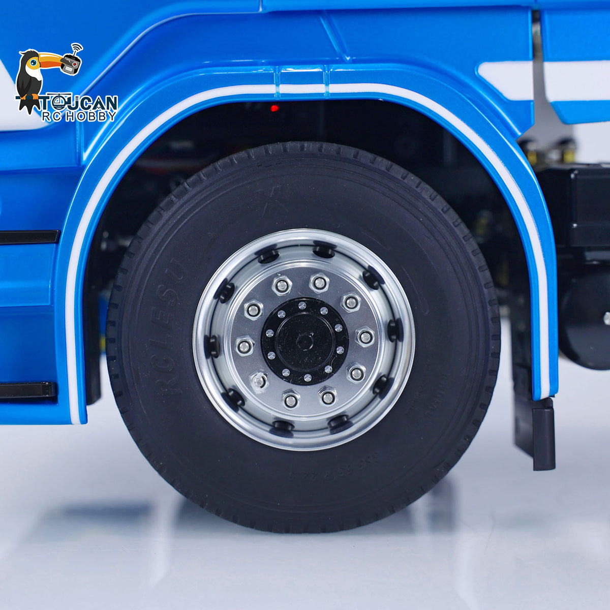 TOUCAN RC HOBBY Painted 1/14 RC Tractor Truck Assembled 6x6 Metal Chassis RTR Remote Control Car DIY Models Lights Sounds