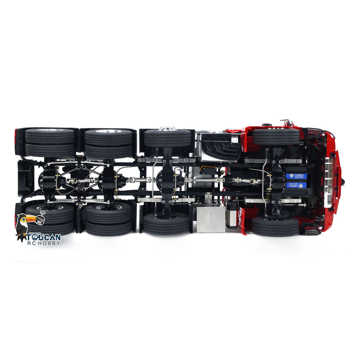 1/14 TOUCAN RC HOBBY RC RTR Tractor Truck 8x8 Heavy Metal Chassis for DIY 3363 1851 Radio Control Car Model Lights Sound