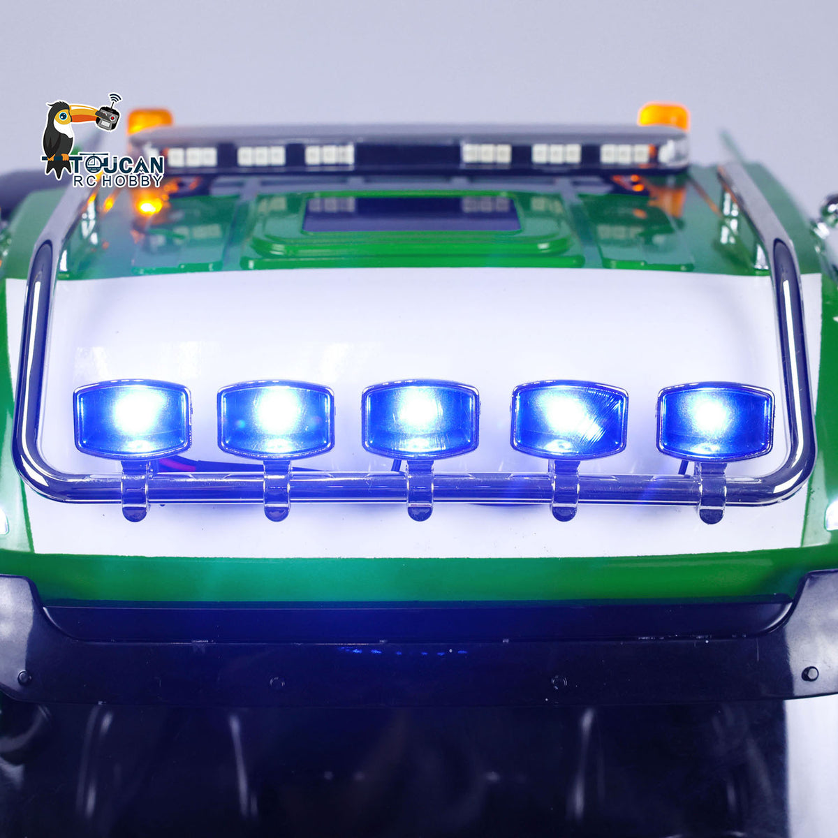 Metal RC RTR Tractor Truck TOUCAN RC HOBBY 1/14 Remote Control Car 8x8 Chassis Bucket Sound Light Smoke Unit 3Speed Gearbox