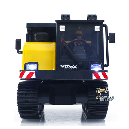 1/50 T14R RTR Electric RC Crawler Dump Truck Construction Vehicle Tracked Tipper Finished Model Toys Lights Sounds Unit