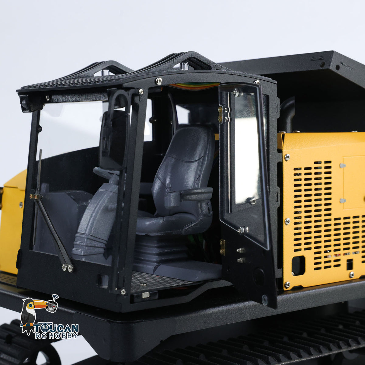 TOUCAN-T14R Ready to Run 1/14 Hydraulic Metal Crawler Dump Truck w/ST8 Radio & Battery