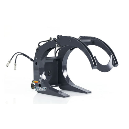 Metalleimer WoodGrabber Gabel für 1/14 580 XDRC RC Hydraulische Lader Auto Bau Fahrzeug Modell DIY WA580 Teil Zubehör 