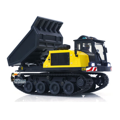 TOUCAN RC HOBBY Fast  Free Shipping 1/50 T14R Panther RTR Electric RC Crawler Dump Truck Construction Vehicle Tracked Tipper Finished Model Toys Lights Sounds Unit