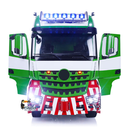 Metal RC RTR Tractor Truck TOUCAN RC HOBBY 1/14 Remote Control Car 8x8 Chassis Bucket Sound Light Smoke Unit 3Speed Gearbox