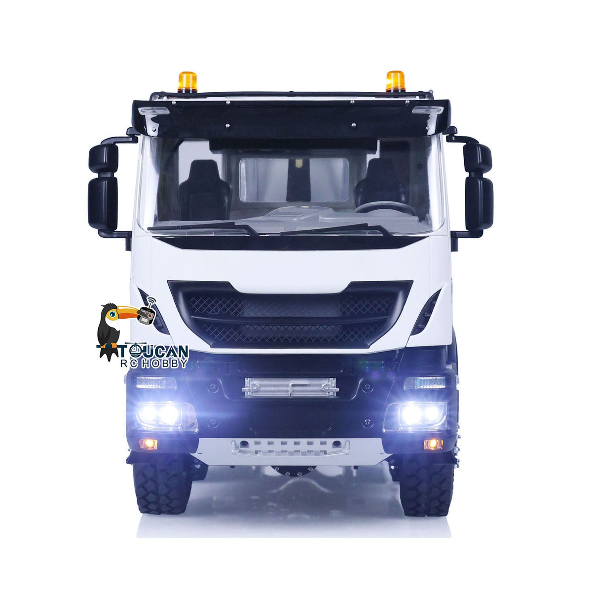 TOUCAN RC HOBBY LESU Metal 8x8 Hydraulic RC Dumper Truck 1/14 Ready To Run Remote Control Emulated Car Hobby Models Assembled Painted
