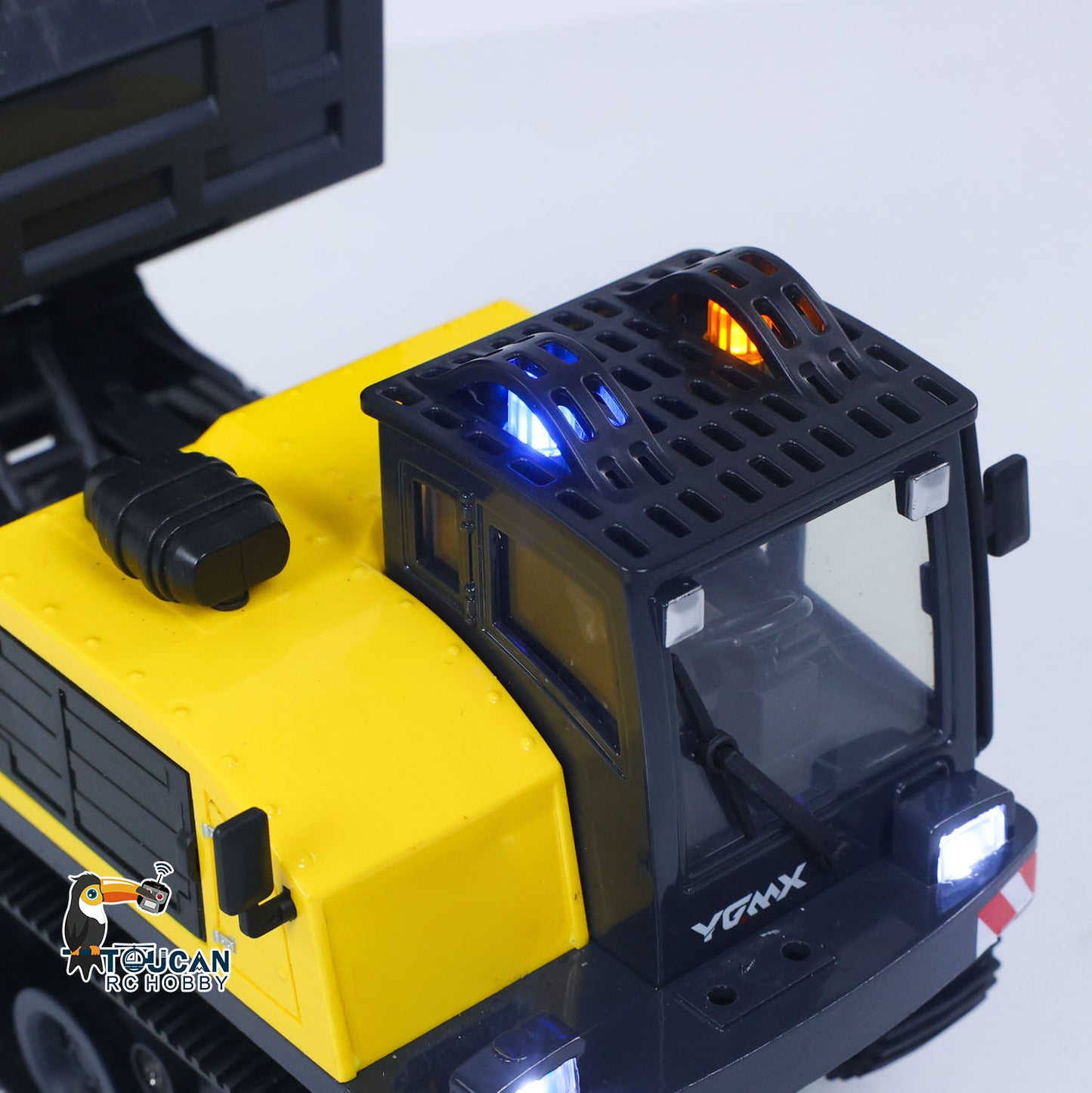 1/50 T14R RTR Electric RC Crawler Dump Truck Construction Vehicle Tracked Tipper Finished Model Toys Lights Sounds Unit