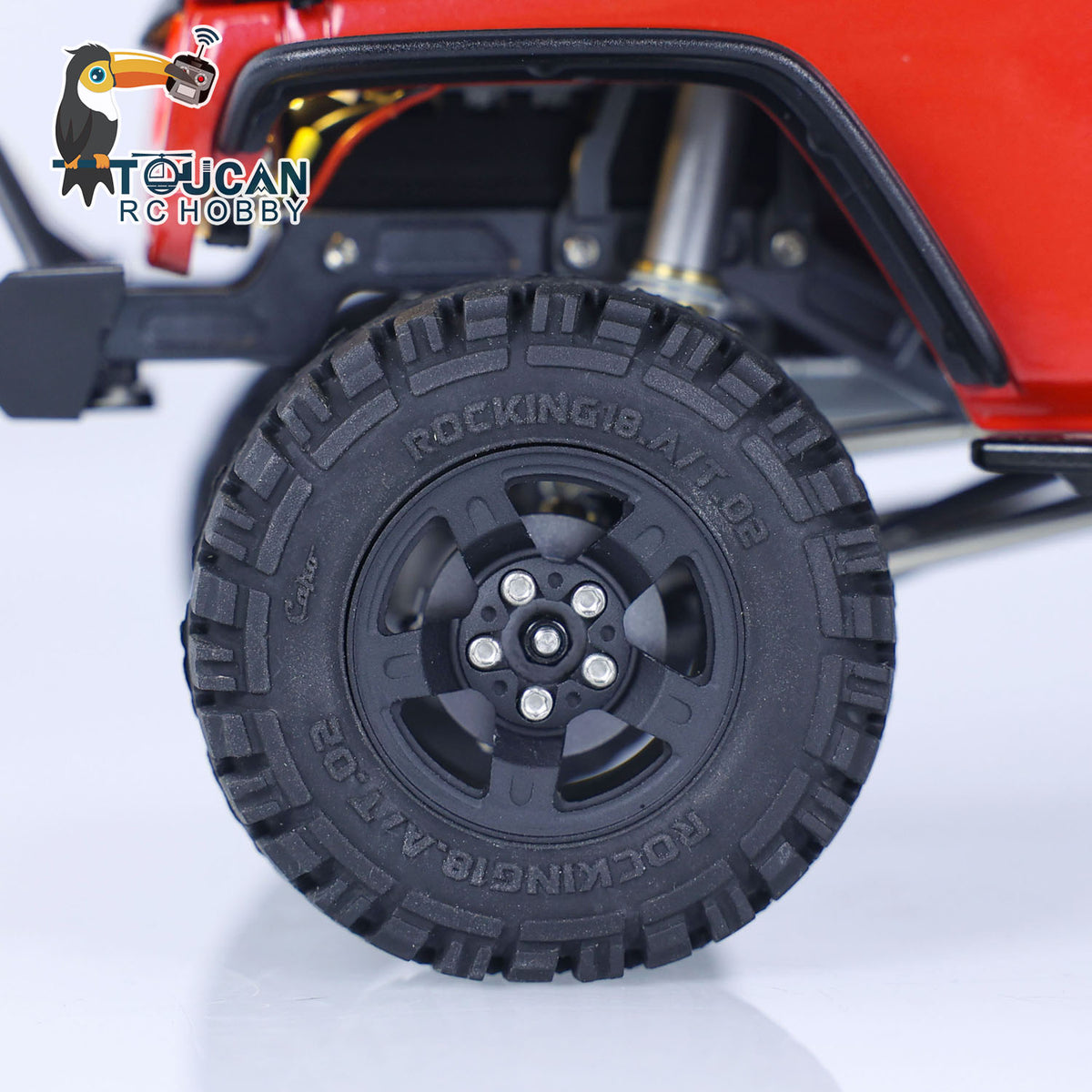 CAPO 1/18 RC Crawler Car CUB2 RTR Lackiert Zusammengebaut Ferngesteuertes Kletterfahrzeug 2-Gang Getriebe Licht Sound ESC 