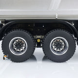 MD 1/14 6x6 Metal RC Hydraulic Dump Truck 2 Speed Gearbox FlySky ST8 Remote Controller for Construction Model Collectors