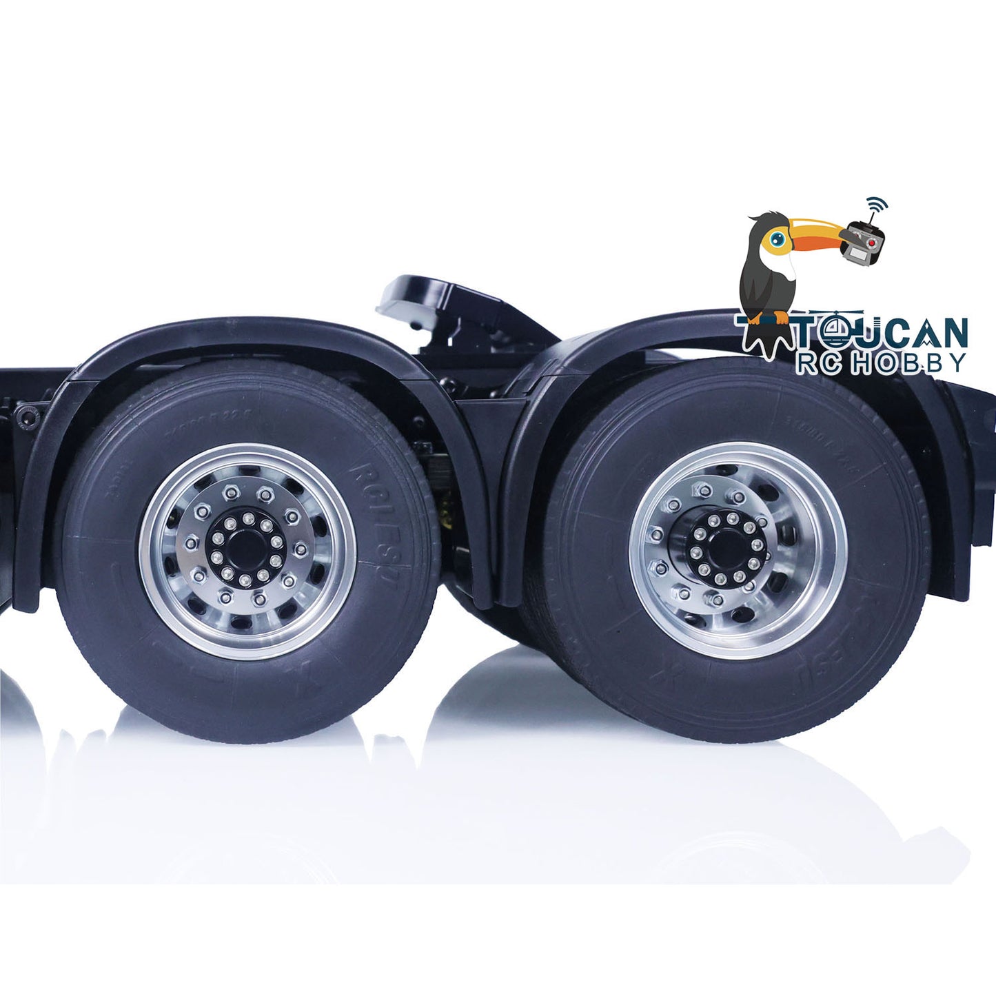 TOUCAN Ferngesteuerte Sattelzugmaschinen 1/14 RTR RC Autos 8X8 Schweres Metallchassis Geräteträger 3-Gang-Getriebe