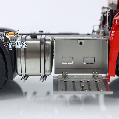 TOUCAN RC HOBBY 1/14 6x6 Metal Chassis RC Tractor Truck RTR Remote Control Car 3-speed Gearbox Painted Assembled Model K3362 Ready to Run