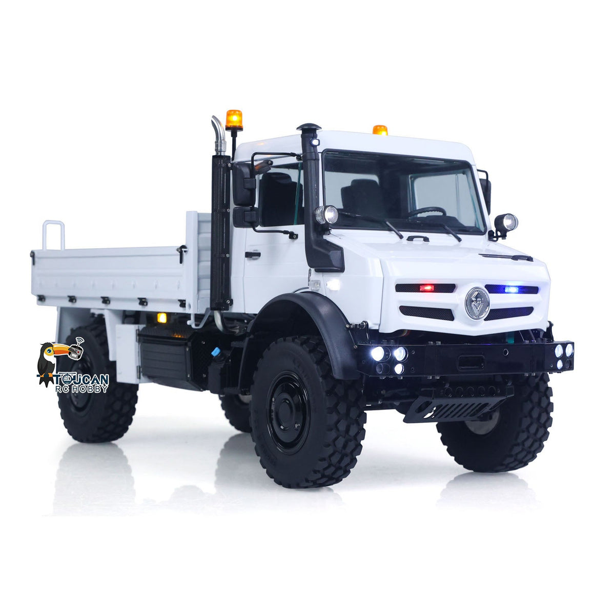 TOUCAN RC HOBBY LESU 44023 1/14 Metal RC Off-Road All-Terrain Light Truck Car Remote Controller and Receiver 3 Speed Transmission Smoke Unit Light Sound System