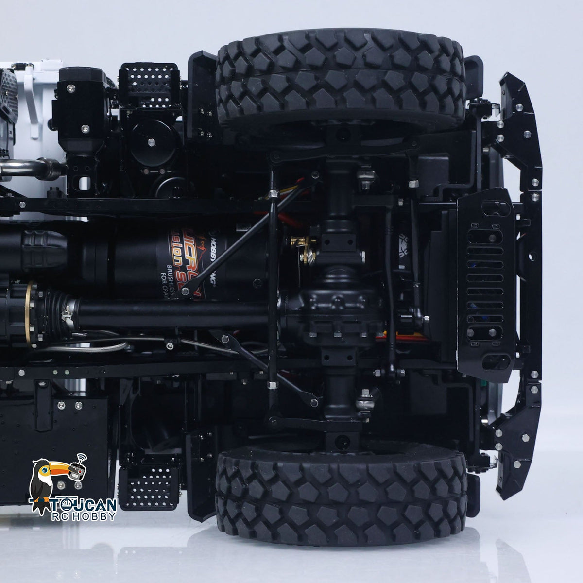 TOUCAN RC HOBBY LESU 44023 1/14 Metal RC Off-Road All-Terrain Light Truck Car Remote Controller and Receiver 3 Speed Transmission Smoke Unit Light Sound System