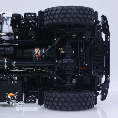 TOUCAN RC HOBBY LESU 44023 1/14 Metal RC Off-Road All-Terrain Light Truck Car Remote Controller and Receiver 3 Speed Transmission Smoke Unit Light Sound System