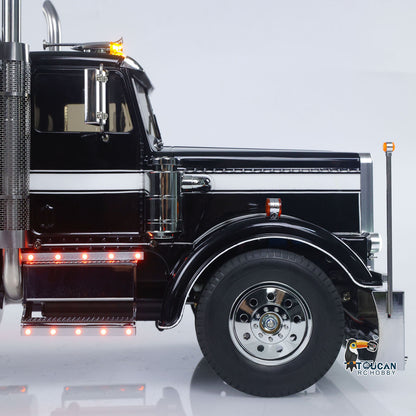 TOUCAN RC HOBBY 8X4 1/14 RC Tractor Truck Model 3Speed Remote Control Lorry Car Chassis Suspension Flysky ST8 Radio Battery