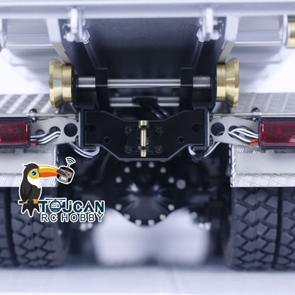 TOUCAN RC HOBBY LESU Metal 8x8 Hydraulic RC Dumper Truck 1/14 Ready To Run Remote Control Emulated Car Hobby Models Assembled Painted
