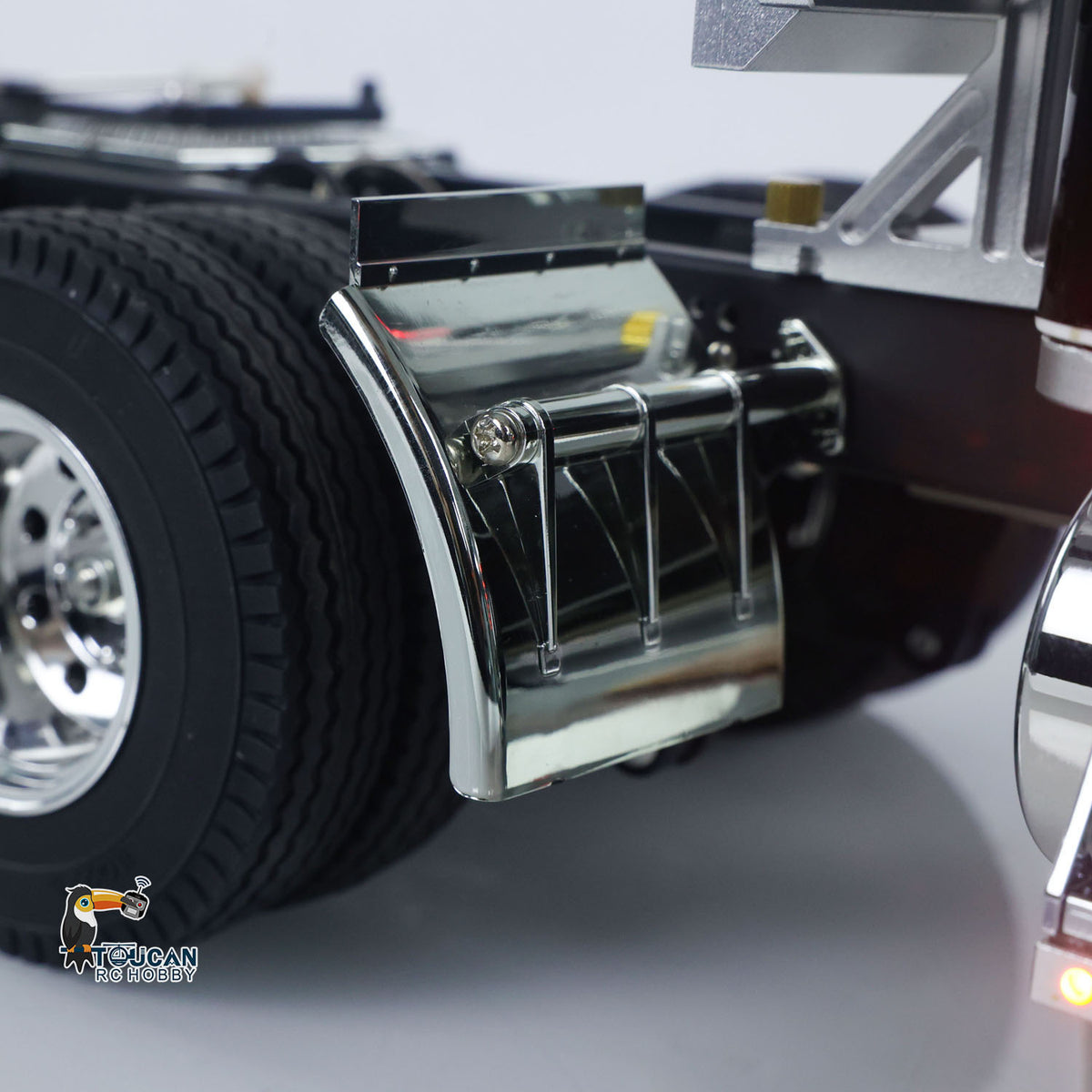 TOUCAN RC HOBBY 8X4 1/14 RC Tractor Truck Model 3Speed Remote Control Lorry Car Chassis Suspension Flysky ST8 Radio Battery