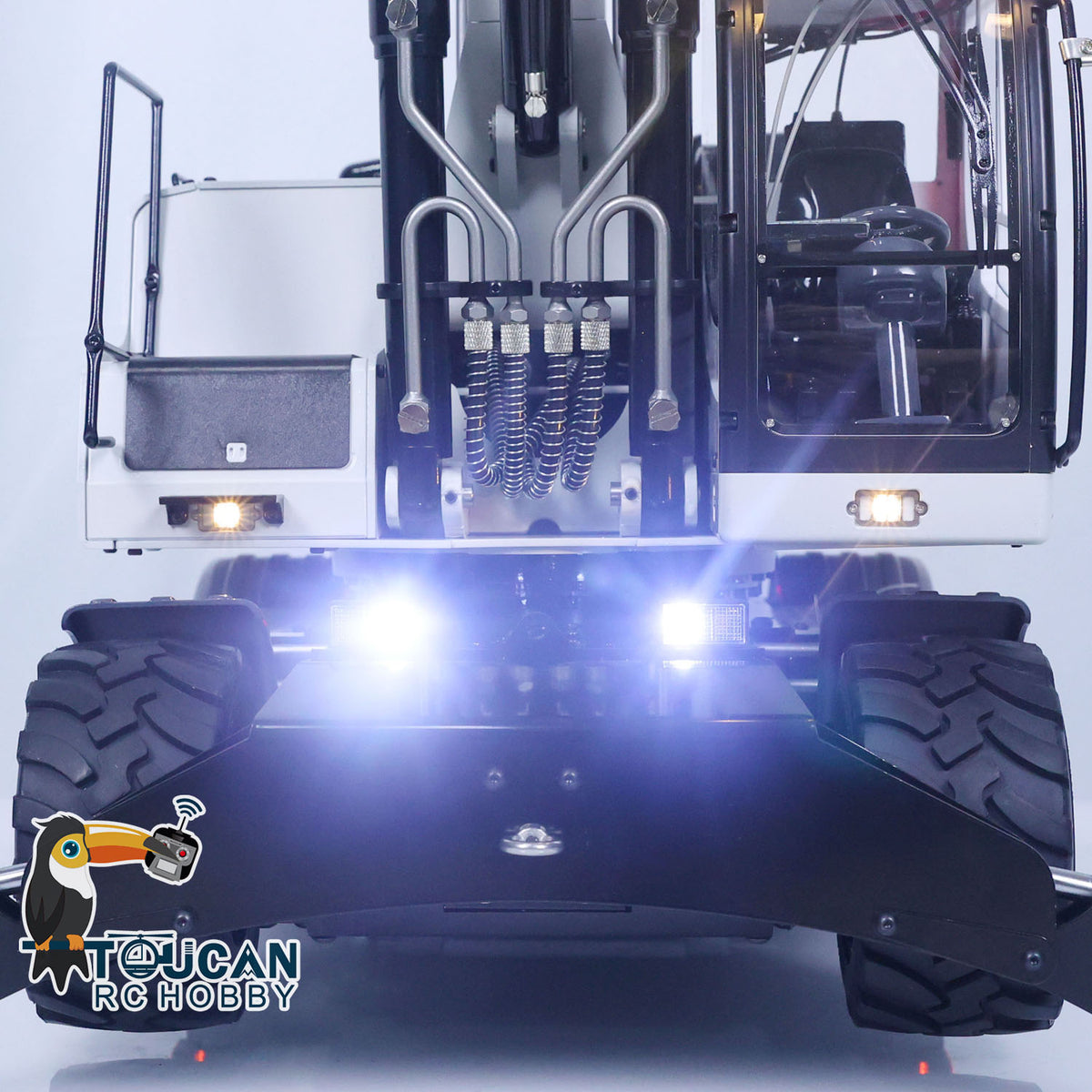 TOUCAN RC HOBBY MTM 946-3 Metal 1/14 RC Hydraulic Excavator Remote Control Digger 8-ways Reserving Valves for Model Enthusiasts