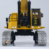 55KG! 1/12 Metal Remote Control Hydraulic Tracked Excavator 395F RC Digger 2830 Brushless Motor Dual Pump System Flysky Radio