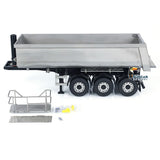 1/14 MD-3Axles Full Metal RC Hydraulic Tipper Trailer w/Hydraulic Cylinder Manual Legs No Sound Light