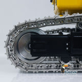 55KG! 1/12 Metal Remote Control Hydraulic Tracked Excavator 395F RC Digger 2830 Brushless Motor Dual Pump System Flysky Radio