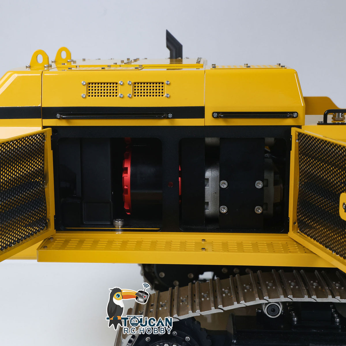 TOUCAN RC HOBBY Metal 395F 1/12 RC Hydraulic Excavator Remote Control Digger 6-Way Valves Dual Pump Brushless Motor Paladin PL18EV LITE Radio System