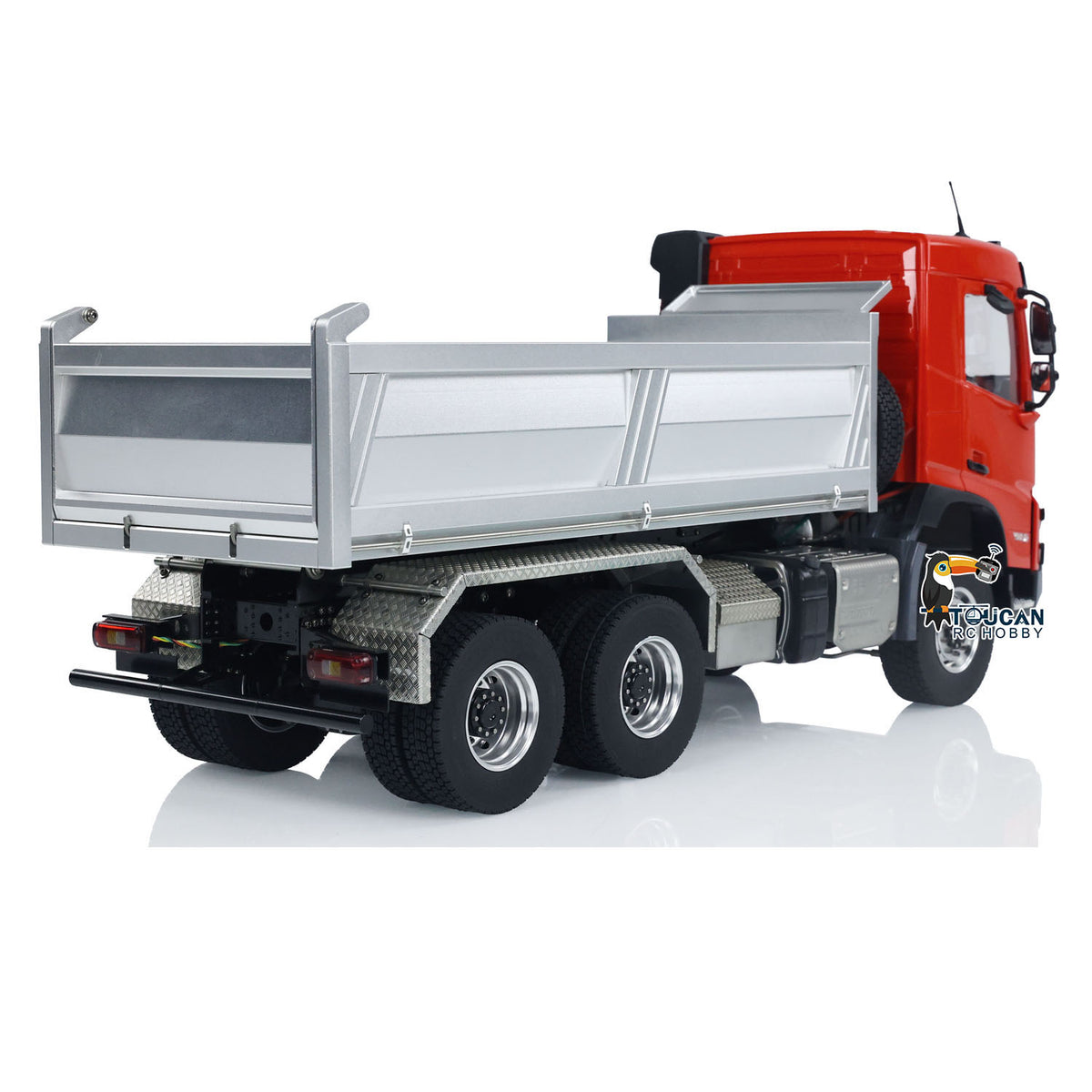 Double E 1/14 Hydraulischer RC-Muldenkipper 6x6 FMX Fernbedienungs-Muldenkipper Autos Hobby-Modell DIY RTR Spielzeug Geschenk für Erwachsene Kinder 