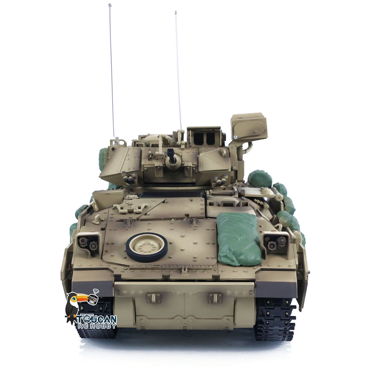 1/16 Tongde RC Kampfpanzer M2A2 Bradley Electric Infantry Barrel Recoil Kampf Elektrofahrzeug Modell Spielzeug