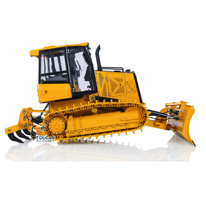 Neues Produkt vorbestellen! Metall 1/12 RC Hydraulischer Bulldozer D3 Ferngesteuerte Baufahrzeuge 4CH Ventil Bauauto Licht Sound Flysky ST8 Radio