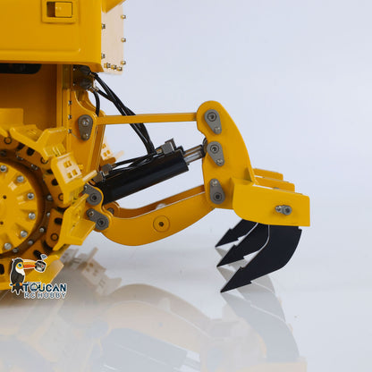 Neues Produkt vorbestellen! Metall 1/12 RC Hydraulischer Bulldozer D3 Ferngesteuerte Baufahrzeuge 4CH Ventil Bauauto Licht Sound Flysky ST8 Radio