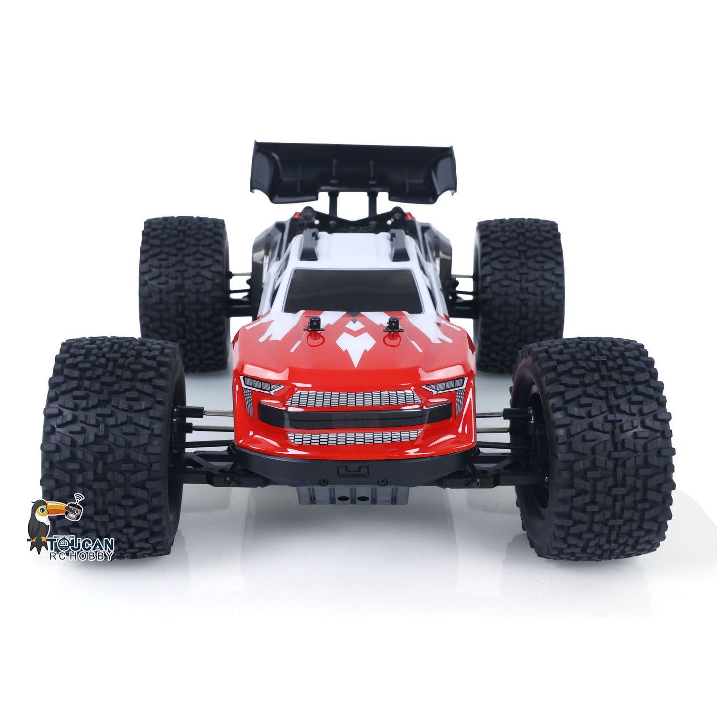 RTR 1002 1/10 4*4 RC Electric Racing Truck 90KM/H Remote Control Model Car 10KG Servo Nylon Frame Carbon Fiber Shock Towers