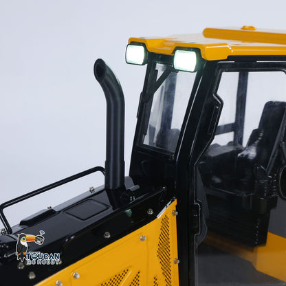 Neues Produkt vorbestellen! Metall 1/12 RC Hydraulischer Bulldozer D3 Ferngesteuerte Baufahrzeuge 4CH Ventil Bauauto Licht Sound Flysky ST8 Radio