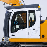 1:14 RC Hydraulic Wheeled Excavator LR914 8-ways Valve 4*4 Digger Engineering Vehicle RTR Axle Lock Upgrade Brushless Motor ESC