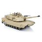 TOUCAN 1/16 Metal RC Tank M1A2 Abrams IR Dual Current Driving Gearbox Barrel Recoil Elevation 360 Turret Rotation Smoke RTR Electric Periscope