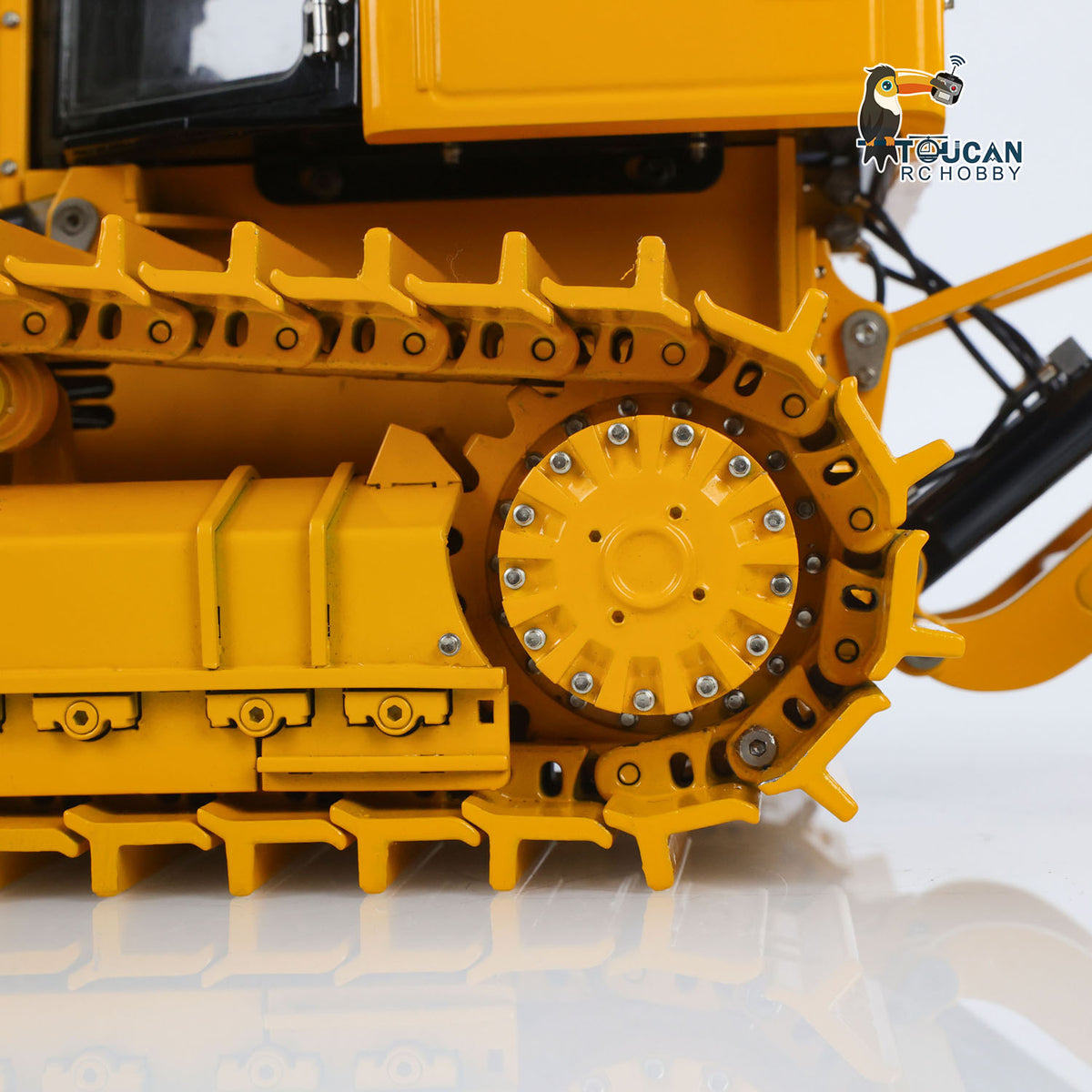 Neues Produkt vorbestellen! Metall 1/12 RC Hydraulischer Bulldozer D3 Ferngesteuerte Baufahrzeuge 4CH Ventil Bauauto Licht Sound Flysky ST8 Radio