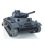 2.4Ghz 1/16 Scale TK7.0 Customized Version Henglong Panzer III L RTR RC Tank Model 3848 Metal Tracks Wheels Smoke Sound BB IR