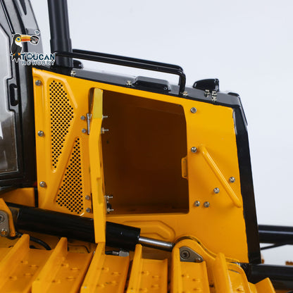 Neues Produkt vorbestellen! Metall 1/12 RC Hydraulischer Bulldozer D3 Ferngesteuerte Baufahrzeuge 4CH Ventil Bauauto Licht Sound Flysky ST8 Radio