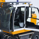 1:14 RC Hydraulic Wheeled Excavator LR914 8-ways Valve 4*4 Digger Engineering Vehicle RTR Axle Lock Upgrade Brushless Motor ESC