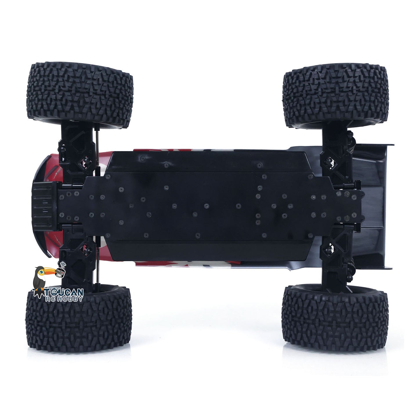RTR 1002 1/10 4*4 RC Electric Racing Truck 90KM/H Remote Control Model Car 10KG Servo Nylon Frame Carbon Fiber Shock Towers