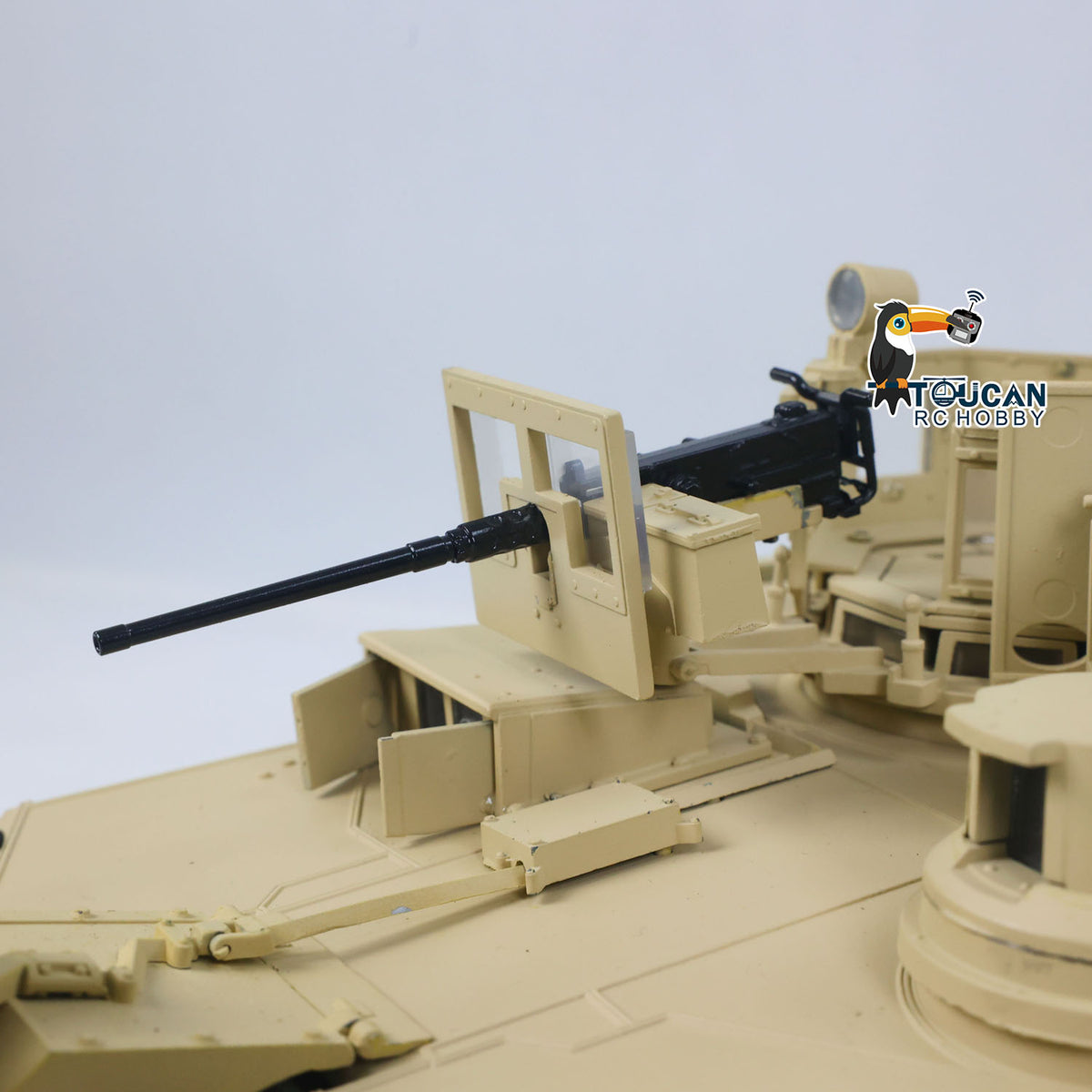 IN Stock TOUCAN 1/16 Metal RC Tank M1A2 Abrams IR Dual Current Driving Gearbox Barrel Recoil Elevation 360 Turret Rotation Smoke RTR Electric Periscope