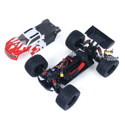 RTR 1002 1/10 4*4 RC Electric Racing Truck 90KM/H Remote Control Model Car 10KG Servo Nylon Frame Carbon Fiber Shock Towers